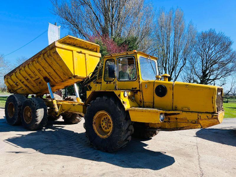 VOLVO BM 6X6 ARTICULATED DUMP TRUCK C/W HYDRAULIC TIP *VIDEO*