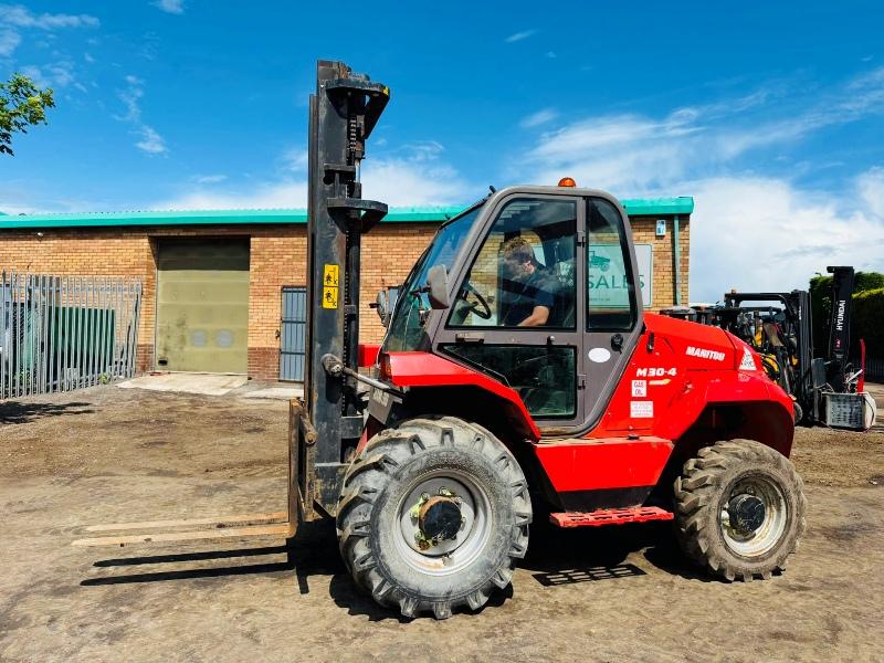 MANITOU M30-4 FORKLIFT*C/W PUH*YEAR 2015*8030 HOURS*VIDEO*