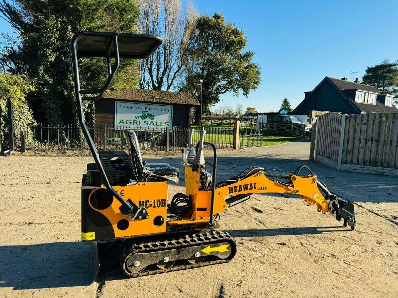 UNUSED HUAWAI HE-10B TRACKED EXCAVATOR *YEAR 2024* C/W ROLE FRAME *VIDEO*