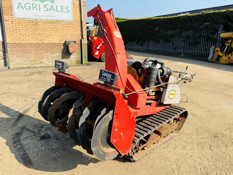 FUJII FSR1100GKD TRACKED SNOW BLOWER* SWAY & TILT*VIDEO*