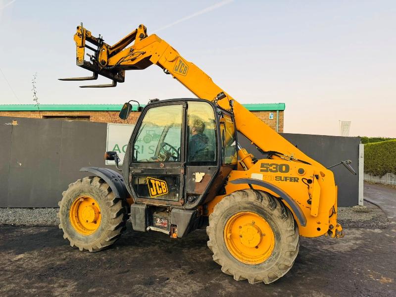 JCB 530-70 SUPER TELEHANDLER*C/W JOYSTICK CONTROL & PICK UP HITCH*VIDEO*