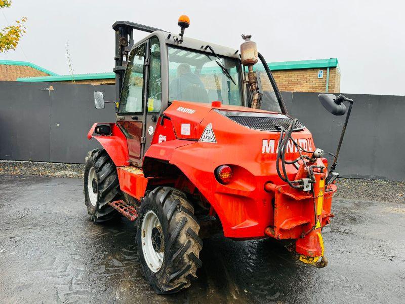 MANITOU M30-4 3 STAGE MASTED FORKLIFT*YEAR 2014*C/W PALLET TINES*VIDEO*