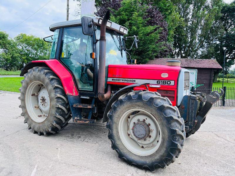 MASSEY FERGUSON 6180 4WD TRACTOR *5576 HOURS* C/W FRONT LINKAGE*VIDEO*