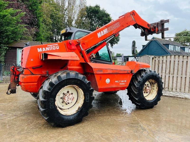 MANITOU MLT628T 4WD TELEHANDLER *AG-SPEC* C/W PICK UP HITCH *VIDEO*