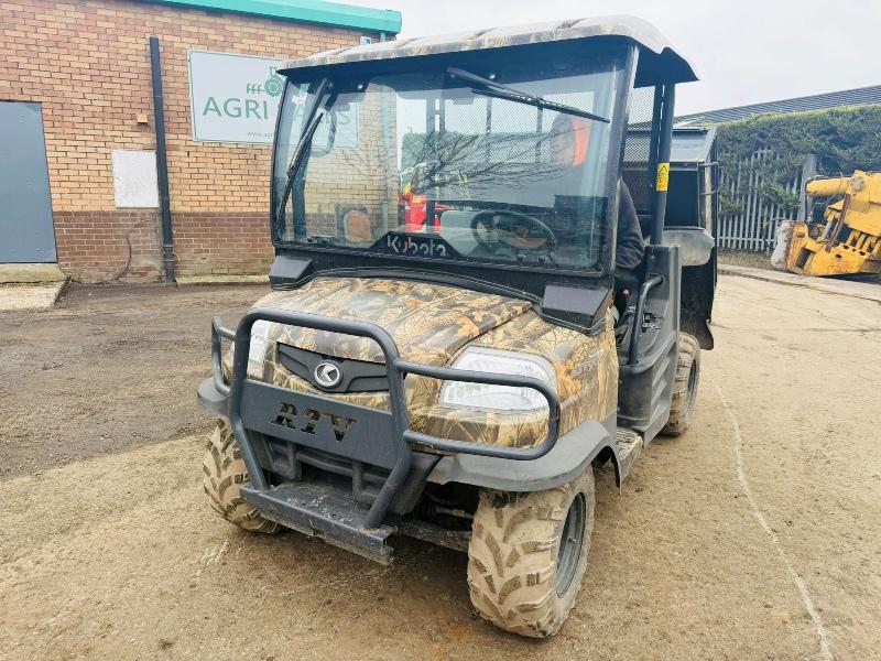 KUBOTA RTV900-EU ATV BUGGY*C/W HYDRAULIC TIP*YEAR 2013*VIDEO*