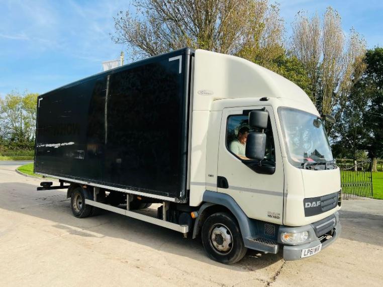 DAF 45.160 BOX TRUCK *YEAR 2012* C/W REAR ROLLER SHUTTER DOOR *VIDEO*