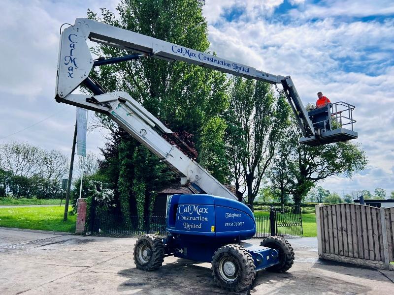 JLG 600AJ AIREL PLATFORM * 60FT REACH * C/W TELESCOPIC BOOM *VIDEO*