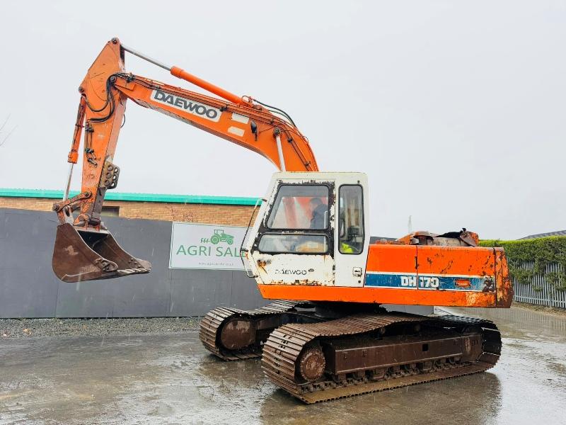 DAEWOO DH170 TRACKED EXCAVATOR*C/W BUCKET*VIDEO*