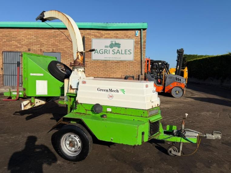 GREEN MECH CM200 TOWABLE WOOD CHIPPER*C/W LISTER ENGINE*VIDEO*