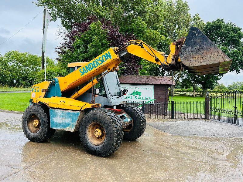 SANDERSON TL6MT 4WD TELEHANDLER C/W STRICKLAND BUCKET *VIDEO*