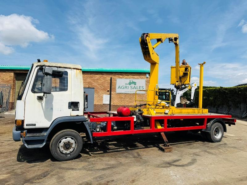 DAF 45-150 LORRY*C/W SUPPORT LEGS AND MANLIFT*VIDEO*