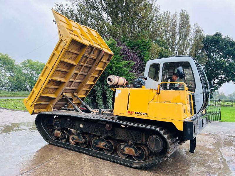 MOROOKA MST1500VD TRACKED DUMPER * 5875 HOURS * C/W RUBBER TRACKS *VIDEO*