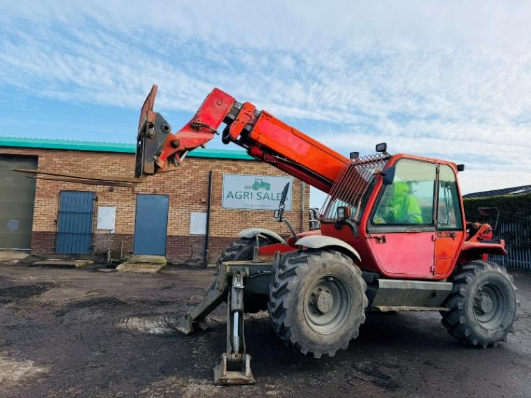 MANITOU MT1235 TELEHANDLER*C/W PALLET TINES*VIDEO*