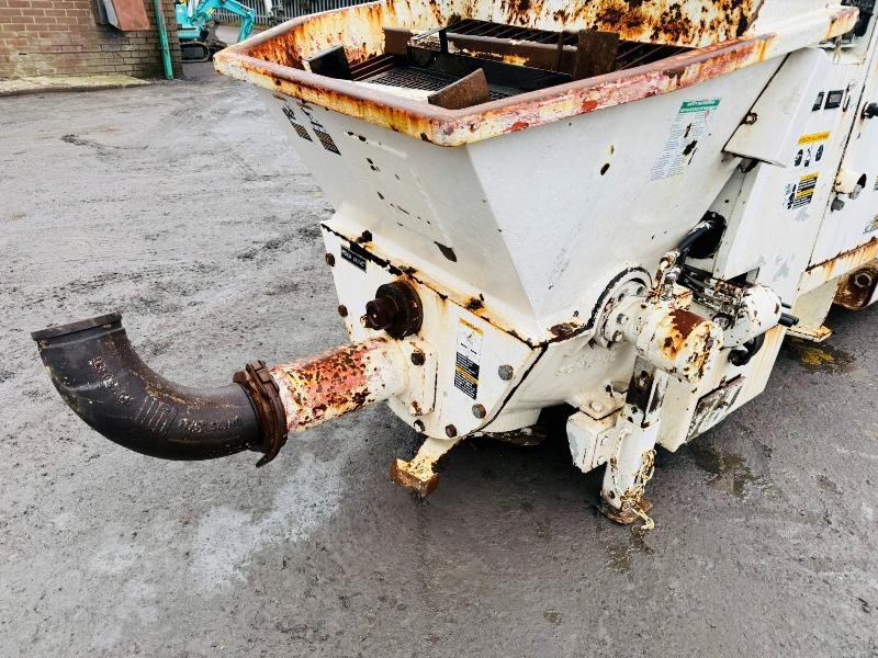 SCHWING CONCRETE PUMP*C/W DEUTZ ENGINE*VIDEO*