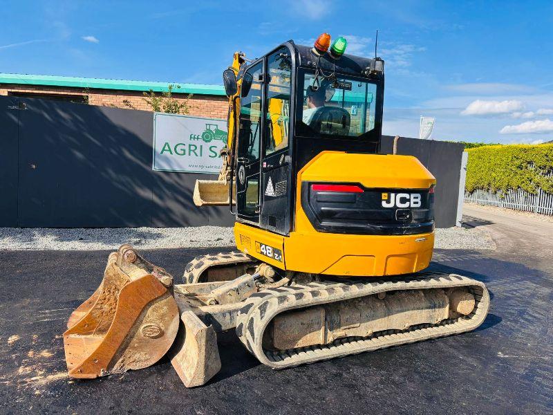 JCB 48Z-1 T3 TRACKED EXCAVATOR*YEAR 2020*C/W 3 BUCKETS*VIDEO*
