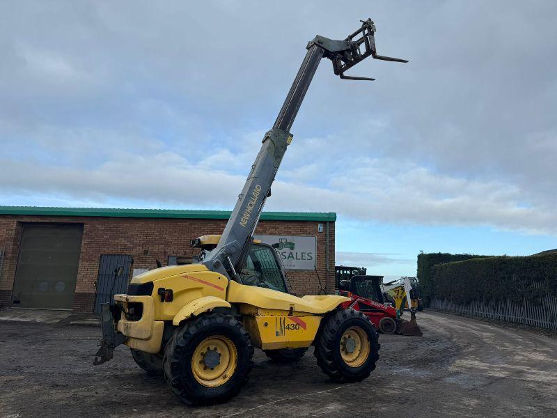 NEW HOLLAND LM430 TELEHANDLER*C/W PALLET TINES*VIDEO*