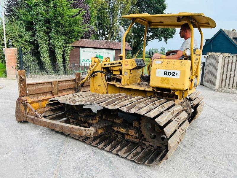MITSUBISHI BD2P DOZER C/W STRAIGHT BLADE & TILT *VIDEO*