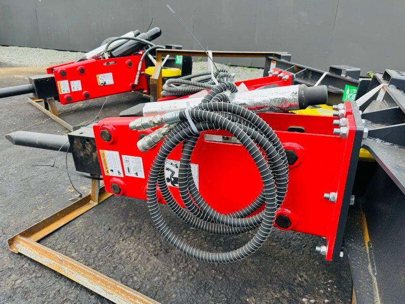 *NEW*2025*RAYTREE RMH680 HYDRAULIC BREAKERS FOR SKIDSTEERS*CHOICE OF 3*VIDEO*