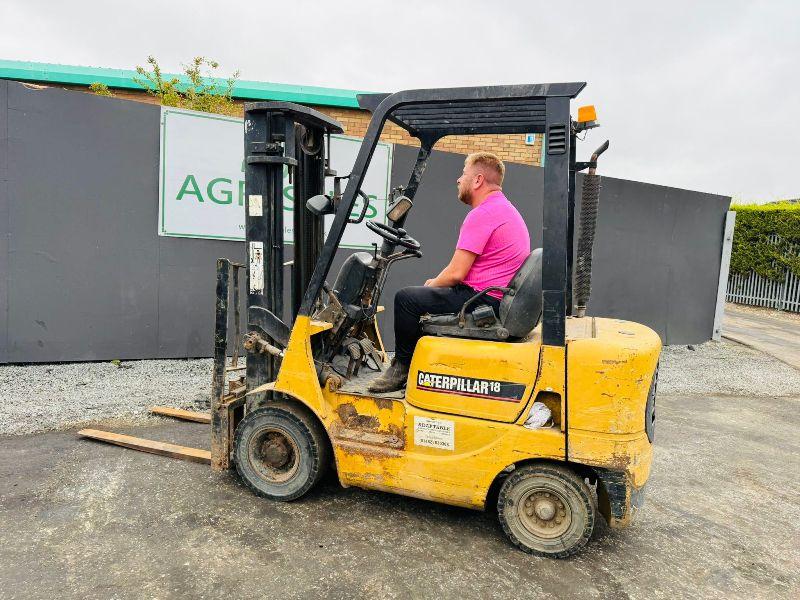 CATERPILLAR DP18K FORKLIFT*C/W SIDESHIFT*VIDEO*