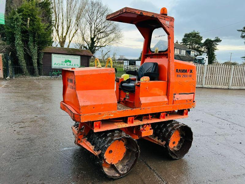 RAMMAX RW2900-HF PADFOOT ROLLER * YEAR 2008 * C/W KUBOTA ENGINE *VIDEO*