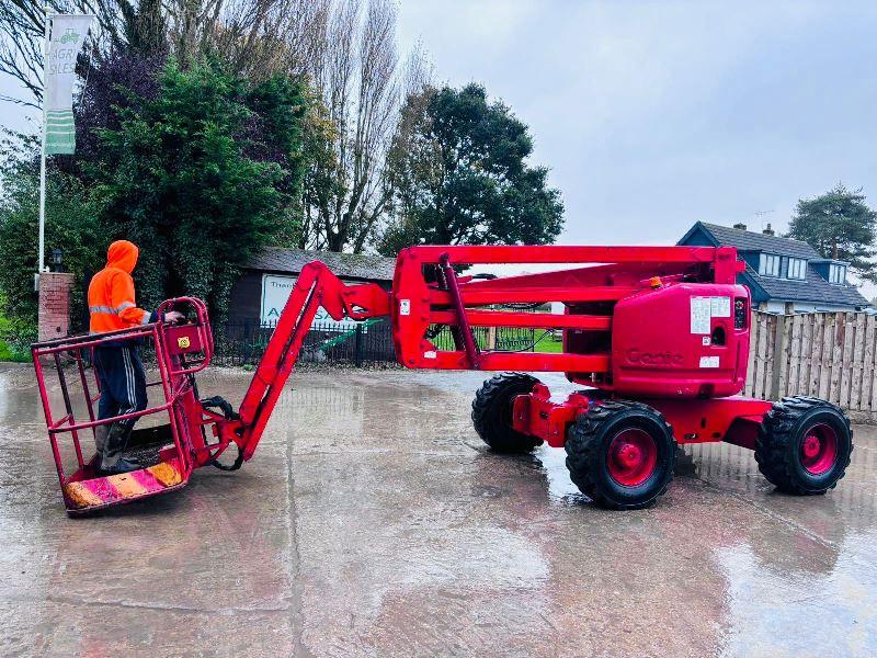 GENIE Z-4525 AIREL PLATFORM * 24FT REACH * C/W TELESCOPIC BOOM *VIDEO*