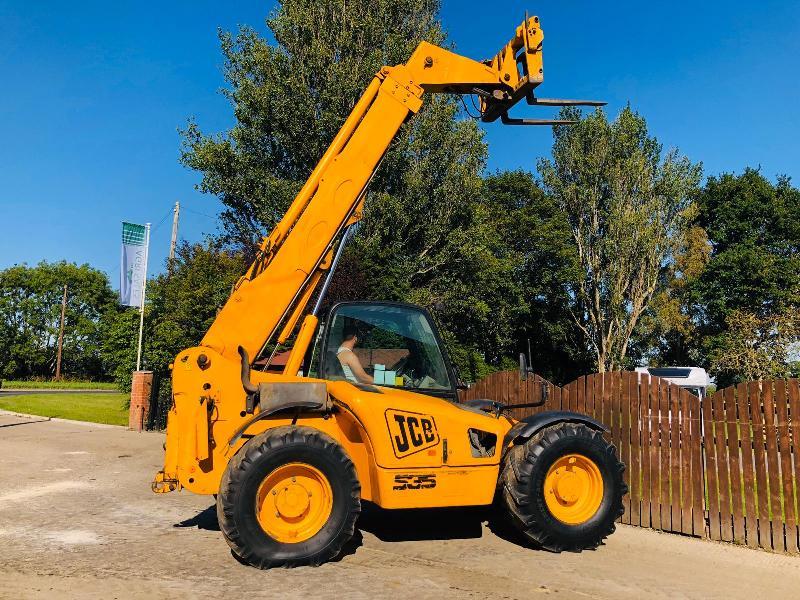 JCB 535-95 TELEHANDLER * AG-SPEC * C/W PICK UP HITCH & JOYSTICK CONTROL