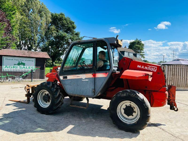 MANITOU MLT628T 4WD TELEHANDLER *AG-SPEC* C/W PICK UP HITCH *VIDEO*