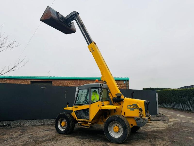 MATBRO TS280 TELEHANDLER*C/W BUCKET*VIDEO*