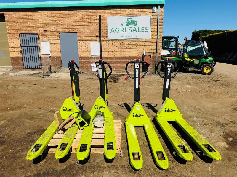 PRAMAC ELECTRIC PALLET TRUCKS*CHOICE OF 4*YEAR 2021/2022*VIDEO*