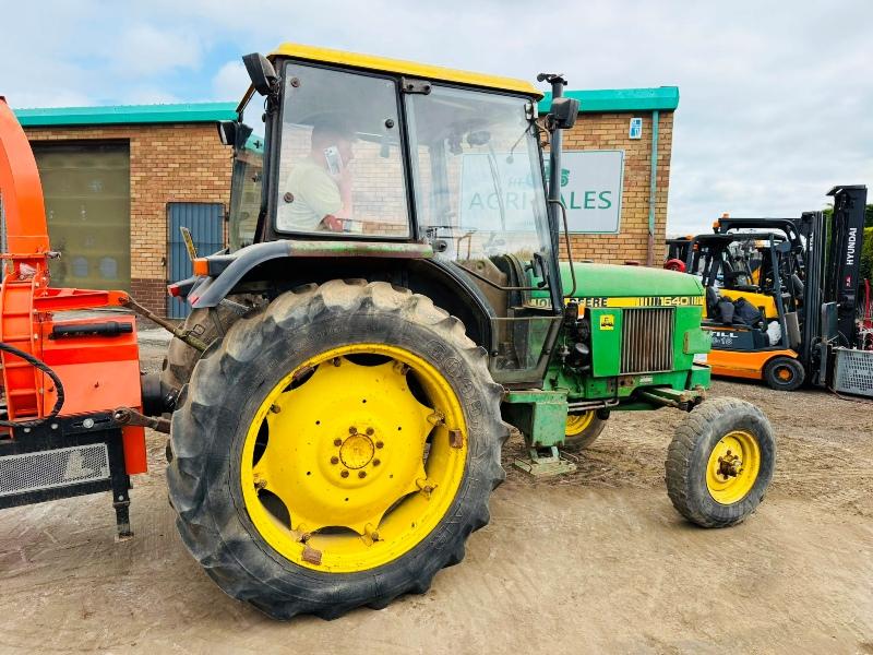 JOHN DEERE 1640 2WD TRACTOR*C/W REAR LINKAGE*VIDEO*
