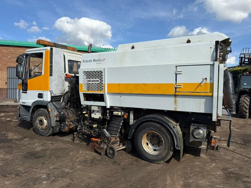 IVECO 75E16 SCARAB MERLIN XP ROAD SWEEPER*VIDEO*