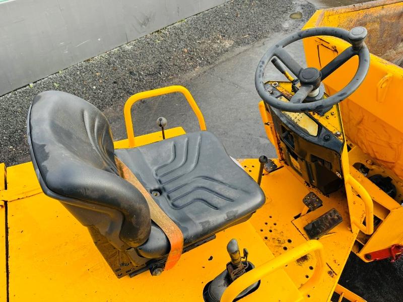 THWAITES 6 TONNE SWIVLE TIP DUMPER*YEAR 2008* ONLY 1453 HOURS*VIDEO*