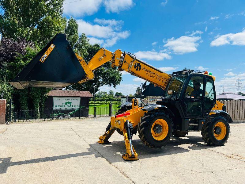 JCB 540-140 HI VIZ 4WD TELEHANDLER *YEAR 2017* C/W BUCKET & TINES*VIDEO*