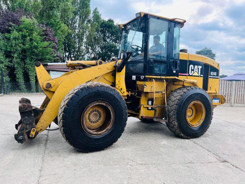 CATERPILLAR 924G 4WD LOADING SHOVEL C/W QUICK HITCH *VIDEO*