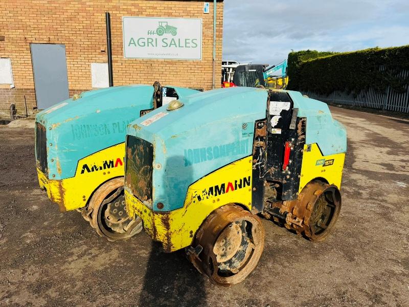 AMMANN PADFOOT TRENCH ROLLER*CHOICE OF 2*YEAR 2019*VIDEO*