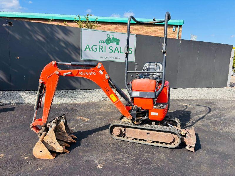 KUBOTA K008-3 TRACKED EXCAVATOR*C/W SELECTION OF BUCKETS*VIDEO*