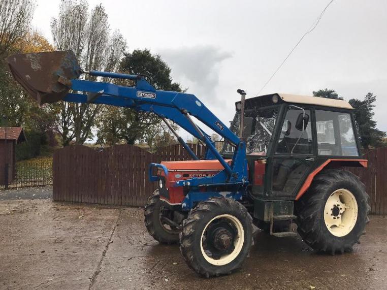 ZETOR 6045 4WD TRACTOR C/W TANCO LOADER & BUCKET