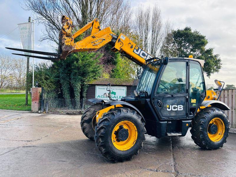 JCB 531-70 4WD TURBO TELEHANDLER *YEAR 2013* C/W PALLET TINES *VIDEO*