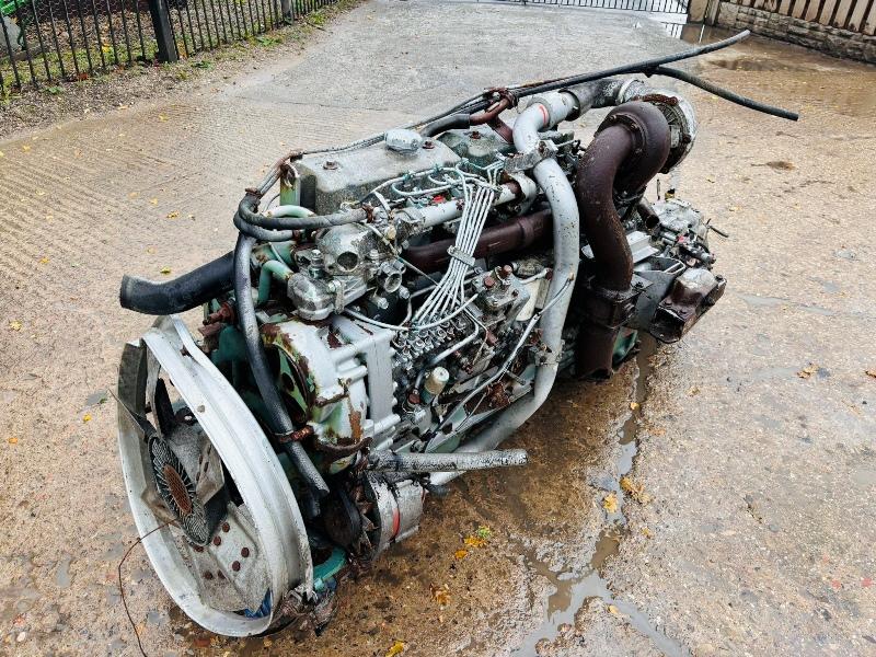 VOLVO TURBO 6 CYLINDER ENGINE & GEAR BOX *VIDEO*
