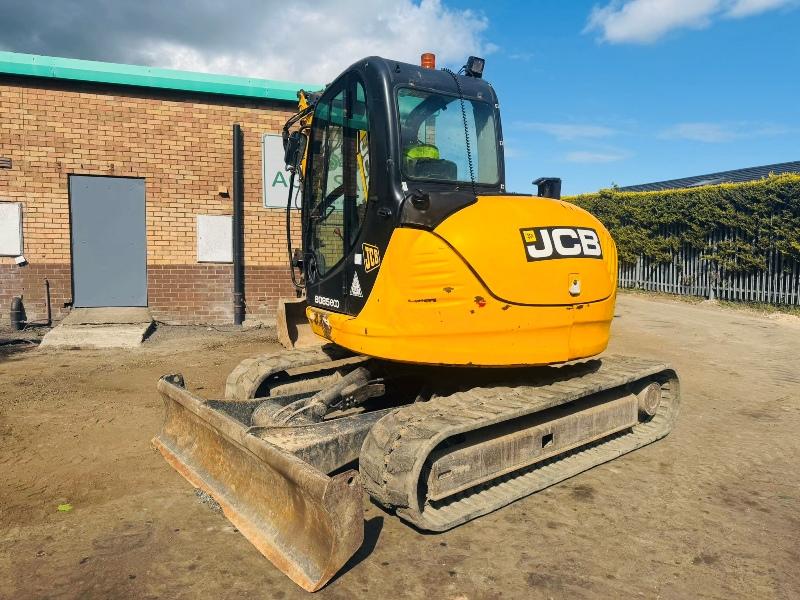 JCB 8085 ZTS EXCAVATOR*C/W BUCKET*YEAR 2012*VIDEO*