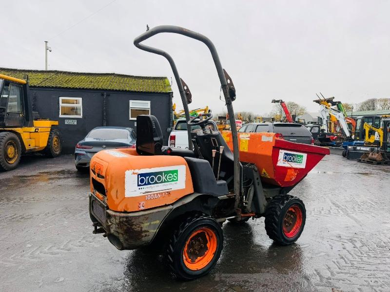 AUSA 100-AMAX4 HIGH TIP DUMPER*TURNS OVER DOESNT START*VIDEO*