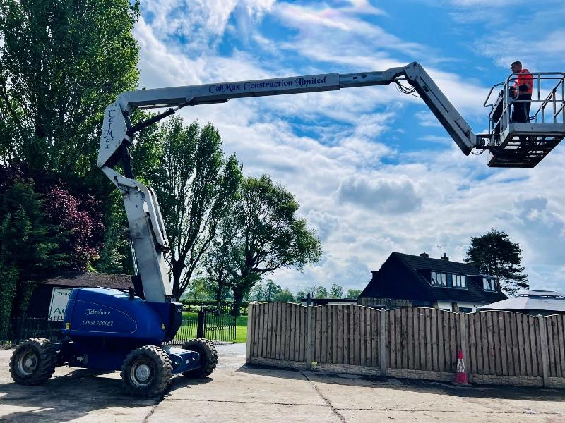 JLG 600AJ AIREL PLATFORM * 60FT REACH * C/W TELESCOPIC BOOM *VIDEO*