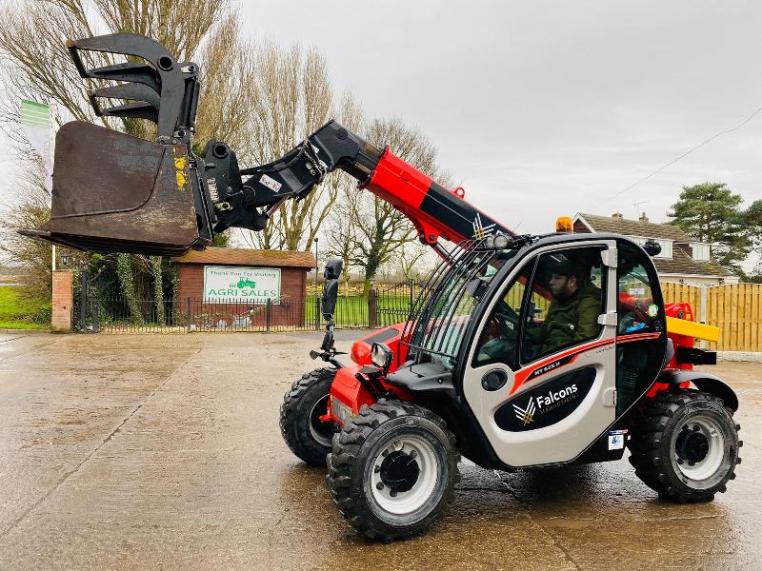 MANITOU MT625H TURBO 4WD TELEHANDLER *YEAR 2019 ONLY 673 HOURS* C/W
