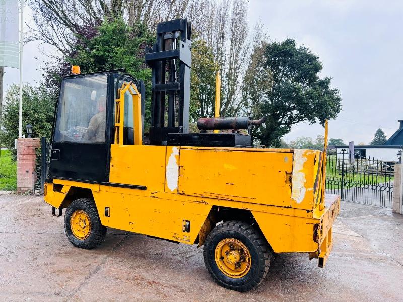 LANCER BOSS 437/MKVA-1 SIDE LOAD DIESEL FORKLIFT C/W PERKINS ENGINE *VIDEO*