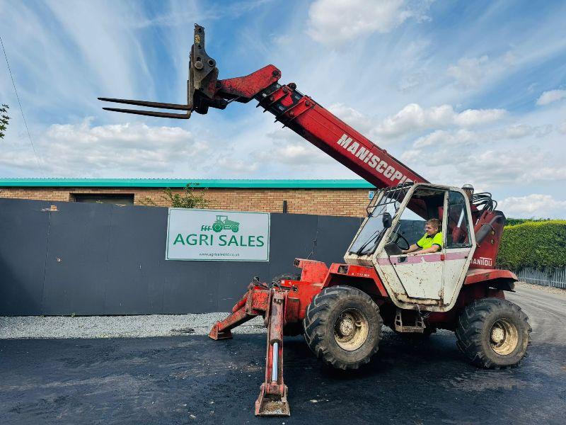 MANITOU MT1230 SCP TELEHANDLER*C/W JACK LEGS AND PALLEET TINES*VIDEO*