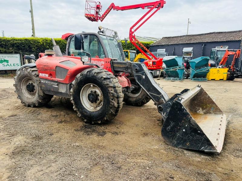 MANITOU MLT 634-120 LSU PS *C/W BUCKET*YEAR 2012*SPARES AND REPAIRS*VIDEO*