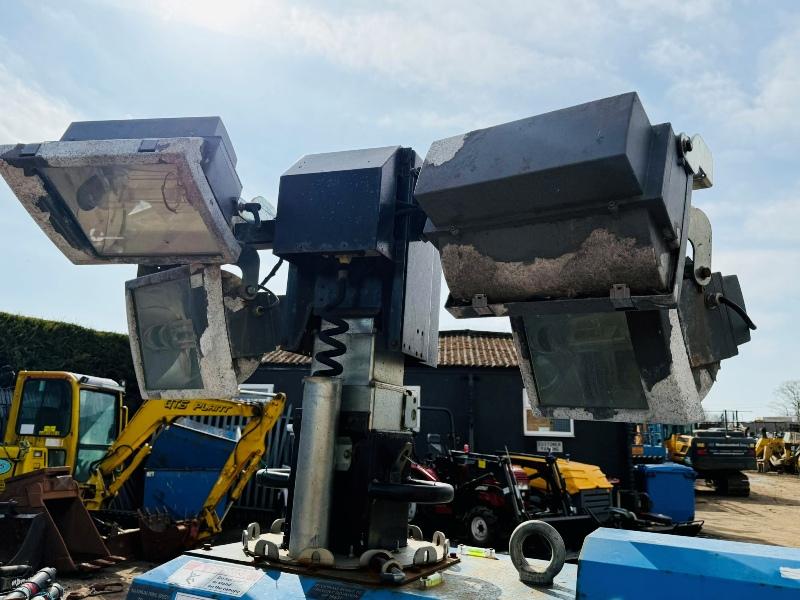 VT1 LIGHTING TOWER *C/W 3 CYLINDER KUBOTA ENGINE*VIDEO*