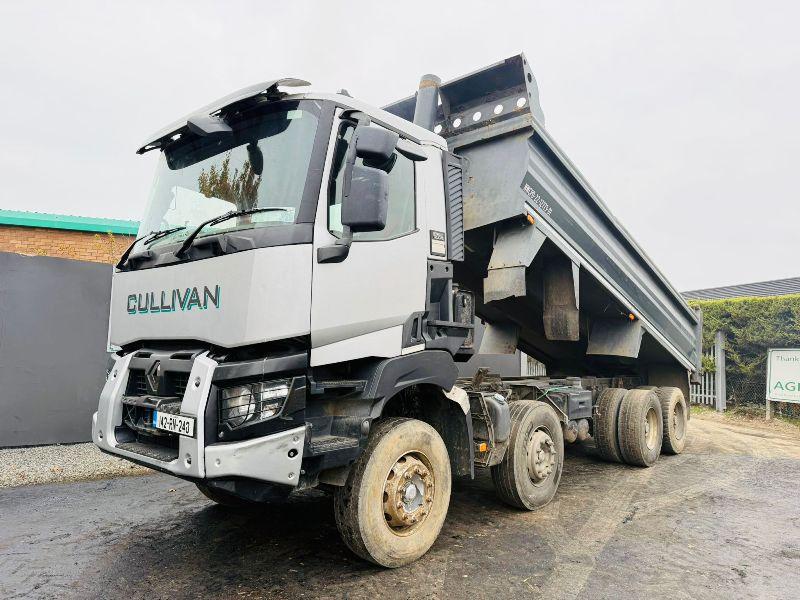 RENAULT K430 8X4 TIPPER LORRY*YEAR 2014*VIDEO*