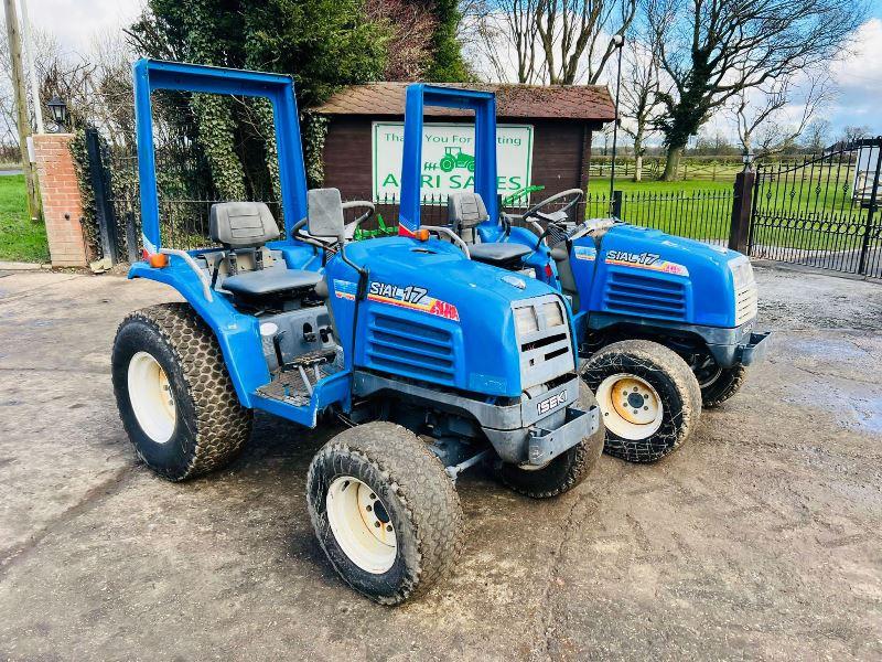 ISEKI TF17F 4WD COMPACT TRACTOR * CHOICE OF TWO *VIDEO* 