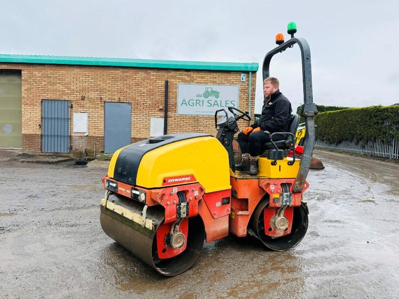 DYNAPAC CC1200 ROLLER*YEAR 2013*C/W KUBOTA ENGINE*VIDEO*